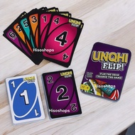 UNQHI FLIP! Uno Frip (Q) Game Steel Box 1 Contains 112 Cards.