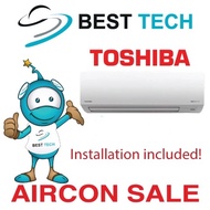 Toshiba sys 3 aircon system 3 9000BTU X3