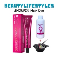 Shoupin Hair Dye Pewarna Rambut Hair Colouring Rambut Coloring Dye Hair Dye Cream Ammonia 染发膏 染颜剂 无氨