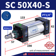 AirTAC SC Series SC50 Air Cylinder Tie Rod Standard Cylinder Bore 50 Stroke Length 25~1200mm Double