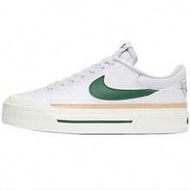 Nike รองเท้าผ้าใบรุ่นใหม่น้ำหนักเบาใส่สบายทนทานสำหรับผู้หญิง Court Legacy Lift รองเท้าทรงเตี้ยที่ได้
