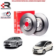 BREMBO FRONT BRAKE DISC ROTOR HONDA CITY TMO T9A 2009+ JAZZ GE GK S5A S5G INSIGHT