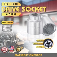 42MM Drive Plug Socket Wrench Spanner Lug Nut Wheel Spark Plug Box Socket Car Repair Tool Industrial