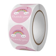 Thank You Stickers Size 2.5 Cm.500 Pieces In A Box Glass sticker thankyou C105