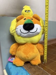 愉快動物餅獅子毛公仔