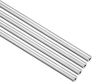 OFOWIN 4 Pcs 6063 Aluminum Round Tube 6mm OD 3mm Inner Dia 300mm Length Seamless Aluminum Straight T