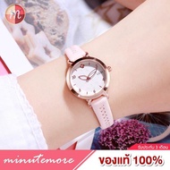 GD-5209 GEDI ดอกไม้ให้คุณ! น่ารัก เรียบง่าย ของแท้ 100% ของขวัญ นาฬิกา สายหนัง นาฬิกาข้อมือผู้หญิง จีดี้
