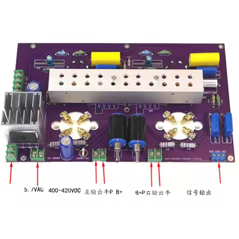 300B Vacuum tube Amplifier Board 9WX2 6J8P 717A push single ended class A Vacuum tube Amplifier With