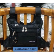 ART E69Q CHEST BAG SIMPLE BLACK BIKERS CHEST BAG CASH ON DELIVERY AVAILABLE