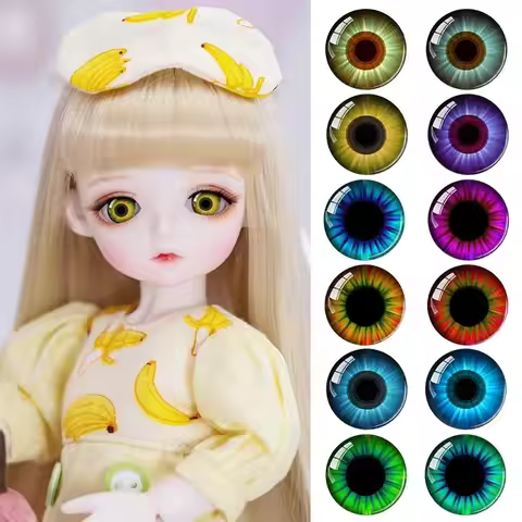 20pcs/10pairs New 6mm-20mm Eyes Crafts Eyes Crystal Plastic Puppet Crystal Eyes Glitter Crystal Eyes