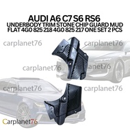 AUDI A6 C7 S6 RS6  UNDERBODY TRIM STONE CHIP GUARD MUD FLAT 4G0 825 218 4G0 825 217 ONE SET 2 PCS