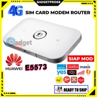 MOD HUAWEI Modem E5573 WiFi SIM Card Modem 4G LTE Portable Routers Unlimited Data Speed