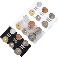 Ettonsun 3 Pcs Japanese Coin Holder with Coin Sorter & PVC Pack - Change Holder for Japanese Yen Coi