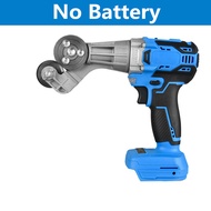 Blue Cordless Plate Cutter Electric Metal Sheet Cutting Saw Metal Punch Scissors Power Tools