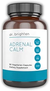 Dr. Brighten Adrenal Calm - Dietary Supplement Drops Stress Hormones Supports Restful Sleep and Cort