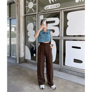 New washed !!! Jemma Top (ocean blue)-THESUN_CO