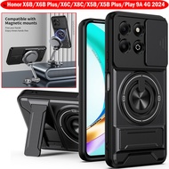 Casing for Honor X6B Plus Case Rotate Magnetic Ring Cover for Honor X6C X8C X5B Plus Play 9A 4G Case