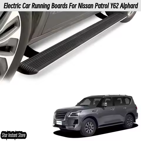 Electric Side Steps Running Boards for Nissan Patrol Y62 Alphard, Auto Retractable Car Side Steps, A