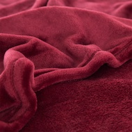 codWinter Solid Color Super Warm Soft Coral Fleece Blanket Thrown on The Sofa Bed Travel Bedspread S
