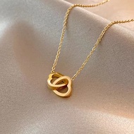 Pure 18k Saudi Gold Pawnable Legit Necklace Heart-shaped Luxury Fashion Jewelry Birthday Gifts