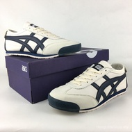 Onisuka Tiger Mexico 66 Cream Navy Red Synthetic Shoes - Men's Sneakers Premium Flat Shoes