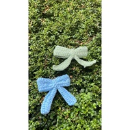 Bow Ribbon crochet keychain