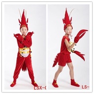 Children's Performance Costume Undersea Sea Life Animal Costume Lobster Dance Costume Red Shrimp Rice Undersea Sea Life Animal Costume Lobster Dance Performance Costume Red Shrimp Rice