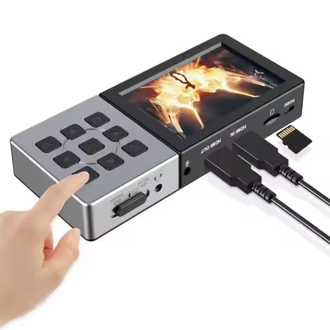 Ezcap 273 HD Video Recorder Box 1080P 60fps HDMI Video Capture Card with 3.5 Inch Screen Player Play