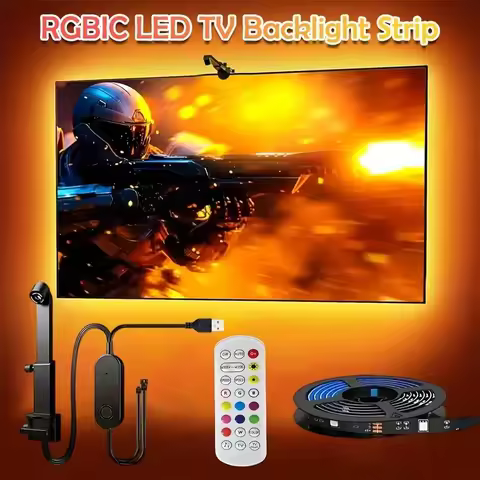 TV LED Backlight with AR Camera Color Gamut Sensor Led Tv Light Strip PC Rgb-ic Light Screen Immersi