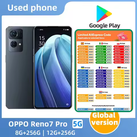 oppo Reno7 pro 5G 6.55 inch Android 12GB RAM 256GB ROM Unlocked All Colours in Good Condition Origin