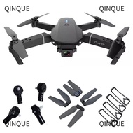 QINJUE 4pcs Motor, Universal Plastic Propeller Blade, RC Quadcopter Parts Easy Install RC Drone Prop