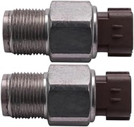 2x Fuel Rail Pressure Sensor Regulator, for Isuzu, for 4HK1 6HK1 Engine, for Mitsubishi, for L200 Pi