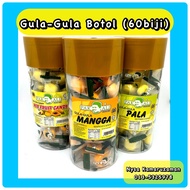 Gula-Gula Mangga & Gula-Gula Pala Botol (60 biji) NUTMEG CANDY MANGGO CANDY