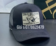Mũ lưới địa đàn - nón kết lưỡi trai ông địa True Religion phối lưới đậm chất thời trang nam (Fashion