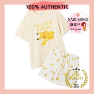 [Gelato Pique] Character pattern contact cool print T-shirt & shorts set PWCT244208 Ladies YEL
[Gela