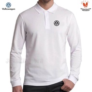 Polo shirt Tshirt Kaos Kerah Lengan Panjang Volkswagen Rally