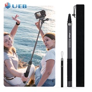 แท่งเซลฟี่ที่มองไม่เห็นคาร์บอนไฟเบอร์เสาต่อขยายมือจับสำหรับ X5 Insta360/X4/X3สำหรับ DJI OSMO สำหรับ 