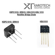 KBPC1010 / BR610 / KBU1010 KBU 1010 Rectifier Bridge Diode Silicon 10A 1000V Rectify Convert AC to D