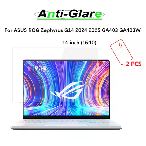 2X Anti-Glare/Anti Blue-Ray Screen Protector for ASUS ROG Zephyrus G14 2024 2025 GA403 GA403W GA403U