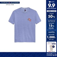 Tommy Jeans เสื้อยืด ผู้ชาย รุ่น DM0DM22309 C58 - สีน้ำเงิน ทรง Relaxed