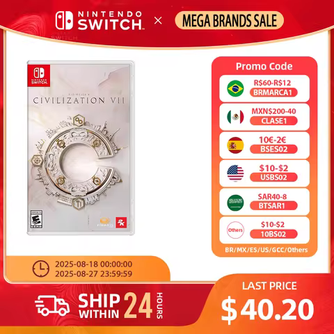 Nintendo Switch Game - Sid Meier's Civilization VII 7 - Games Cartridge Physical Card for Switch OLE