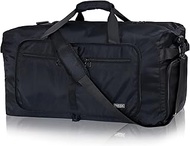 65L Duffle Bag, Glossy Black, 24.5 x 11.5 x 14 inches, Duffle Bag With Shoes Compartment
