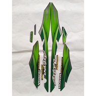 HIJAU Striping sticker astrea grand sickle th94-97 green crescent sticker