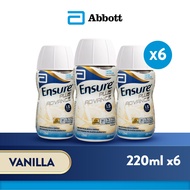 [Bundle of 6] Ensure Plus Advance Ready-to-Drink Adult Nutrition - Vanilla 220ml