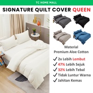 Duvet Cover Queen Quilt Cover Only Blanket Comforter Cover Sarung Comforter Cadar Queen Black