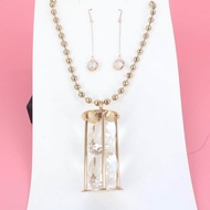 Bộ trang sức vòng cổ & hoa tai đá pha lê thanh lịch - S38 + L60S