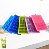 Silicone Tray Ice Cube Maker Fruit Popsicle Ice Maker Baby Food Mold Silicone Mould Kitchen Dapur