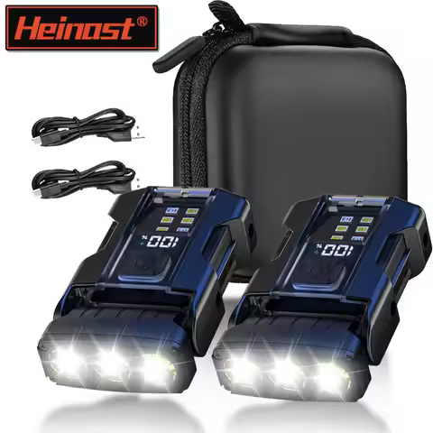 Multifunctional Mini Charging Flashlight Led Bright EDC Torch Magnetic Cap Clip Lamp Flash Light Out