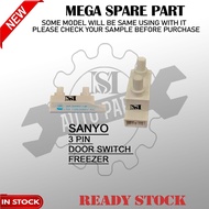 SANYO REFRIGERATOR DOOR SWITCH 3 PIN
