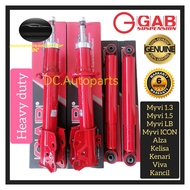 ORIGINAL GAB HEAVY DUTY AXIA BEZZA MYVI /LAGI BEST / ICON /ALZA /VIVA / KENARI KELISA KANCIL D20N FRONT OR REAR ABSORBER